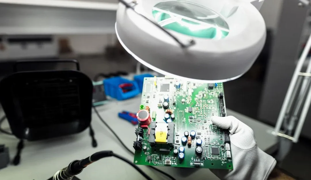 Montaje de componentes electrónicos para equipos de diagnóstico médico